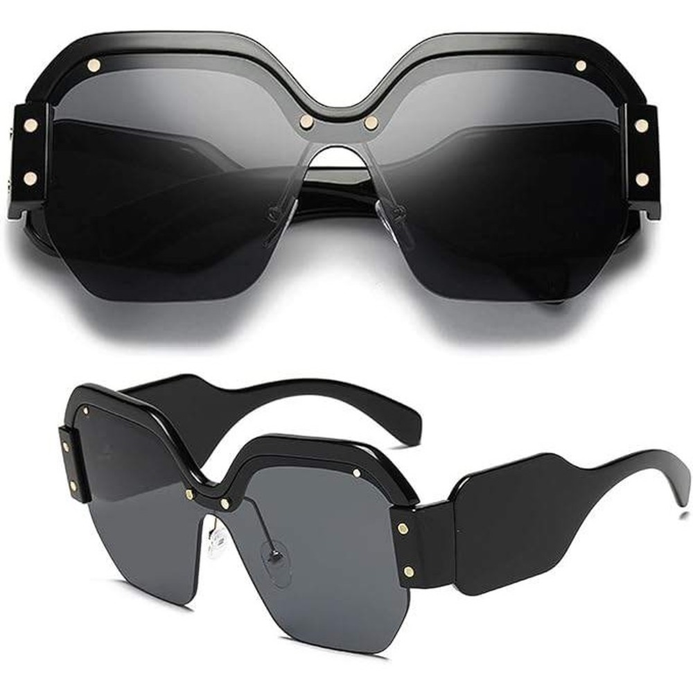 Oversized Sunglasses Women's Fashion Designer Inspired‎ Statement Shades Lentes